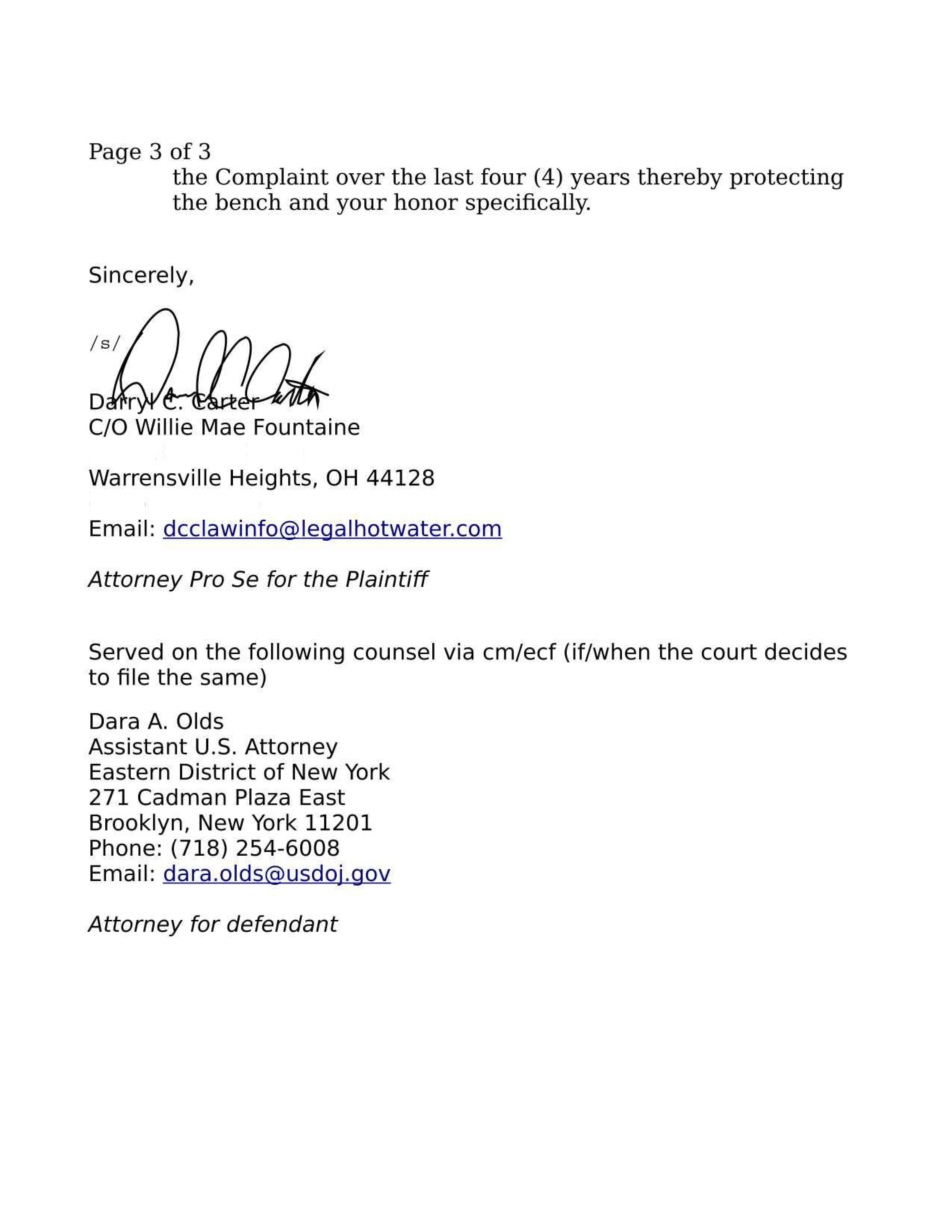 Department of Justice defalcation with defalcationist Obama judge Hall