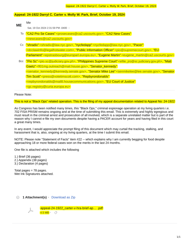 CA2 New York City Federal Court Corruption