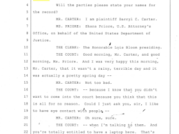 2023 FBI FOIA Hearing Transcript