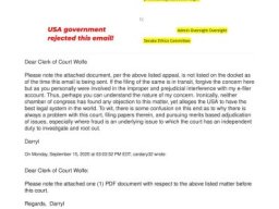 Hey White Lying Clerk Wolf Where are the Docs and Why are You Blocking E-filing?